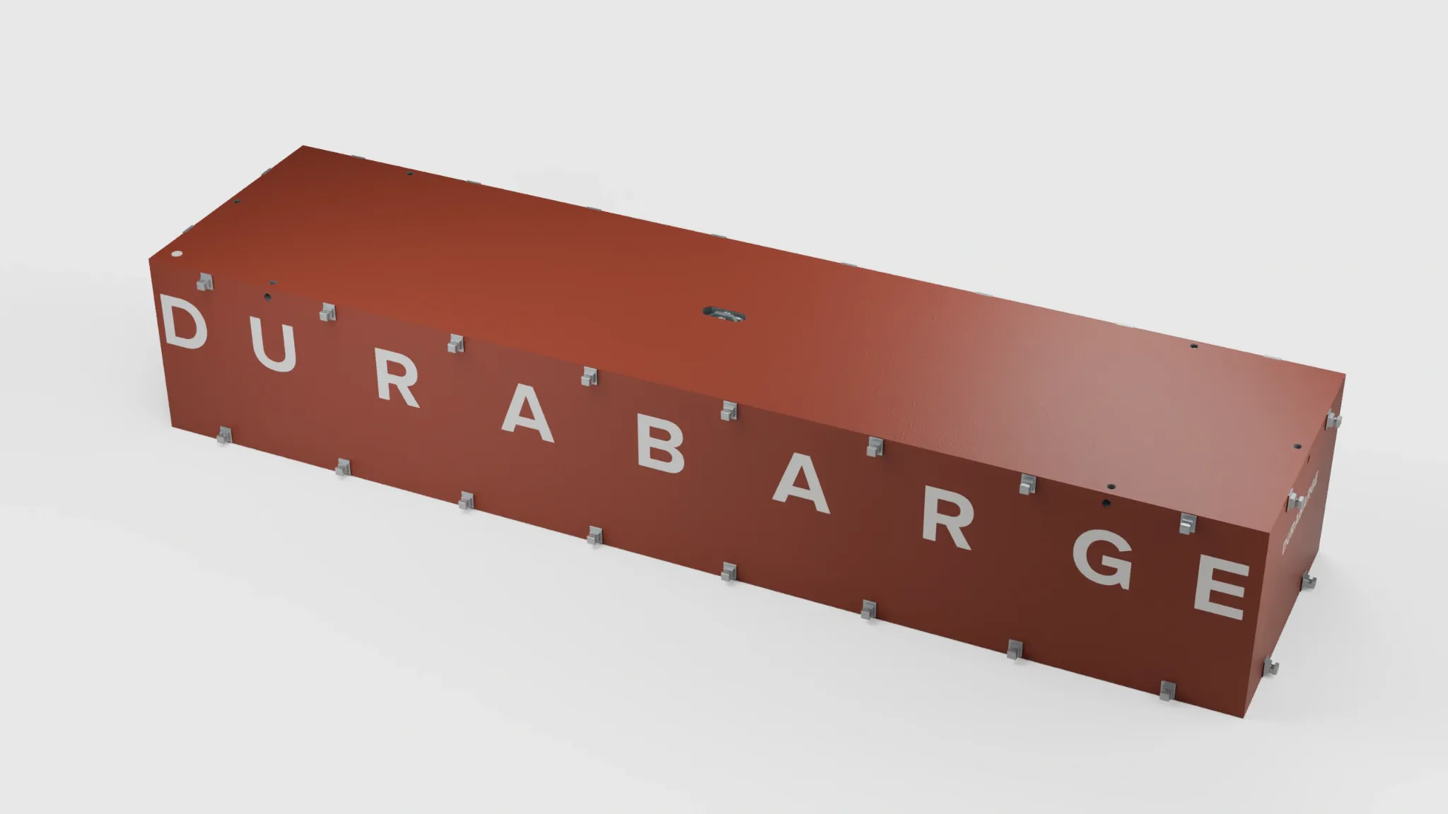 Full DuraBarge DB7X sectional barge rendering